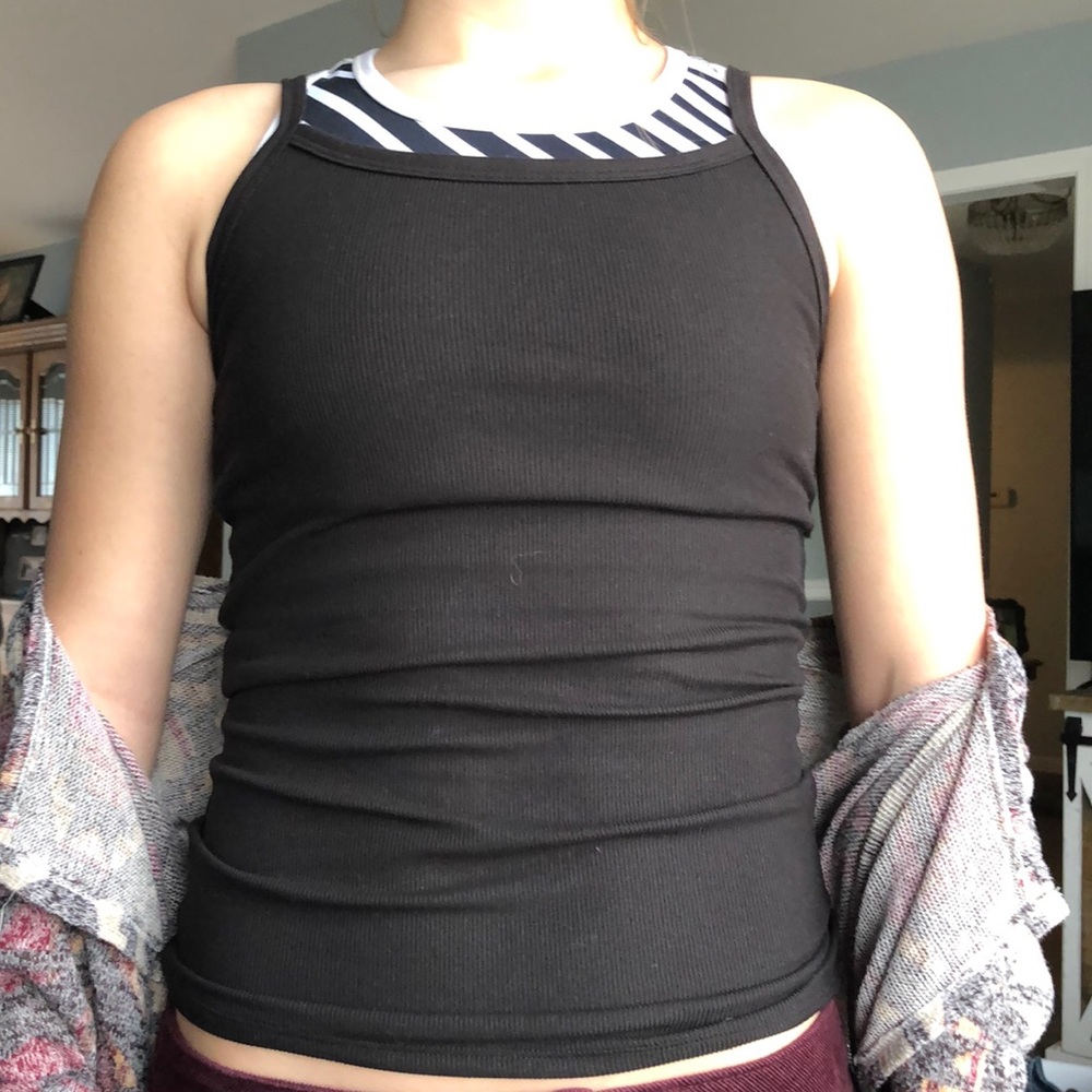 NO BO black Spaghetti strap top